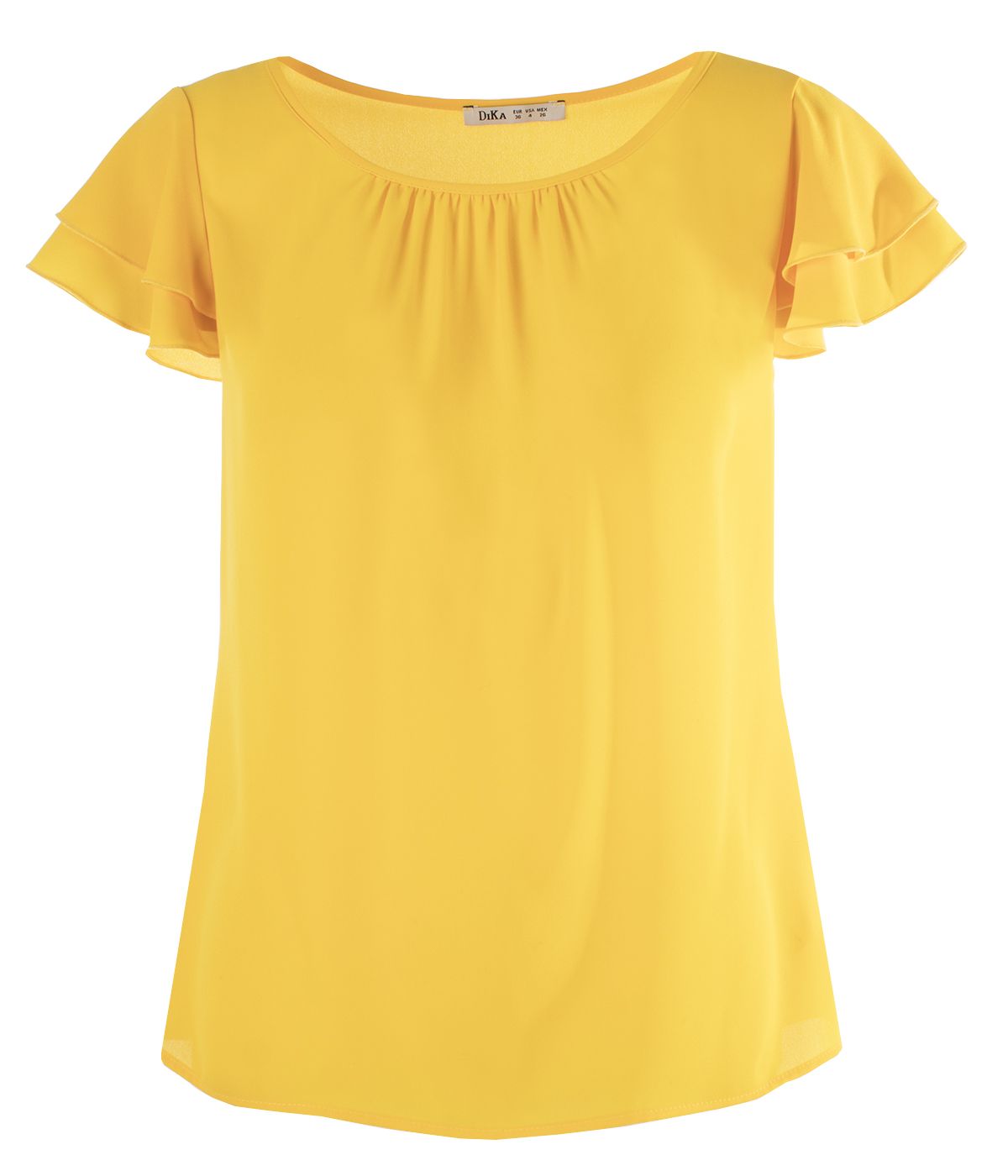 Flutter short sleeves blouse 0
